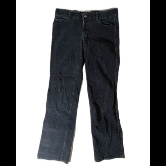 J Crew Corduroy Pants Favorite Fit Dark Navy Blue Women’s Size 6R READ - Picture 1 of 10